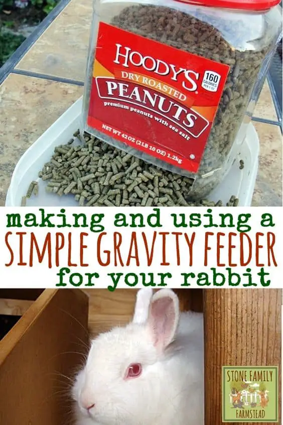 How To Make A DIY Rabbit Feeder – Stone Family Homestead