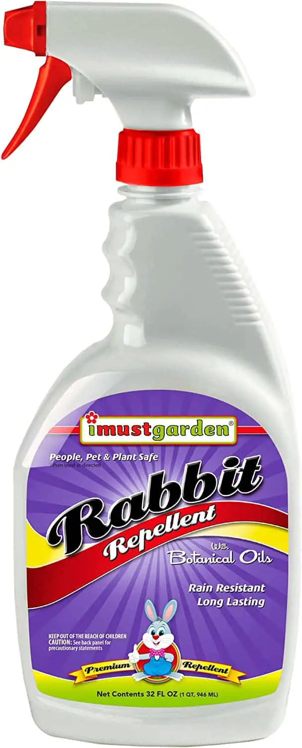 Rabbit repellent with botanical oils
